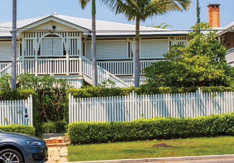 Traditional character Queenslander house in Brisbane